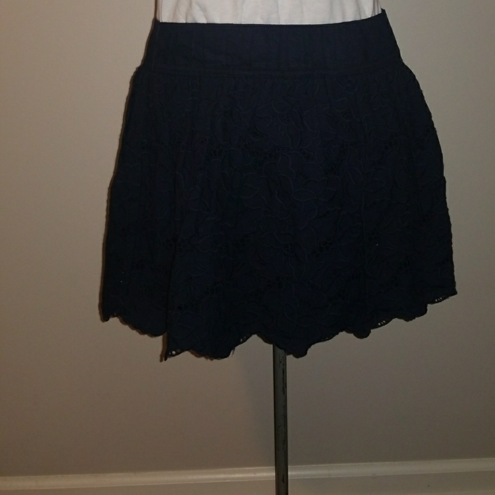 Navy Hollister skirt